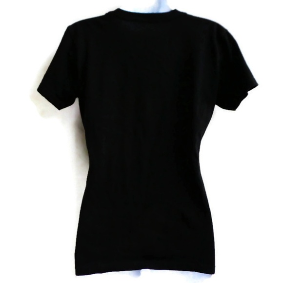 Disney Store Tee Hidden Mickey T Shirt Black V M - Picture 4 of 5